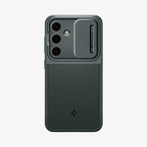 ACS07313 - Galaxy S24 Ultra Case Optik Armor in Black showing the back